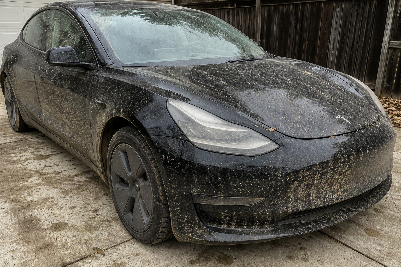 Dirty Exterior Before